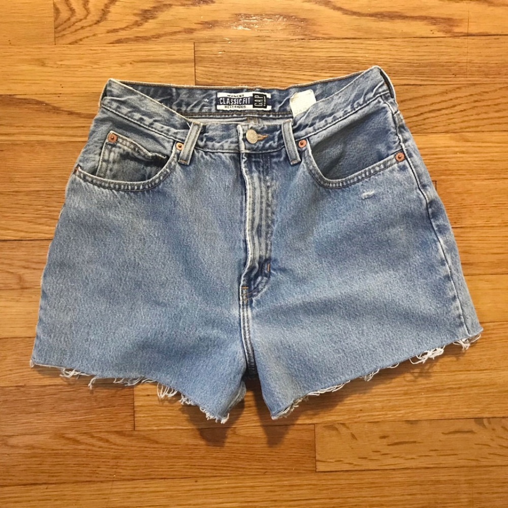 Vintage Gap High Waisted Cut Off Shorts